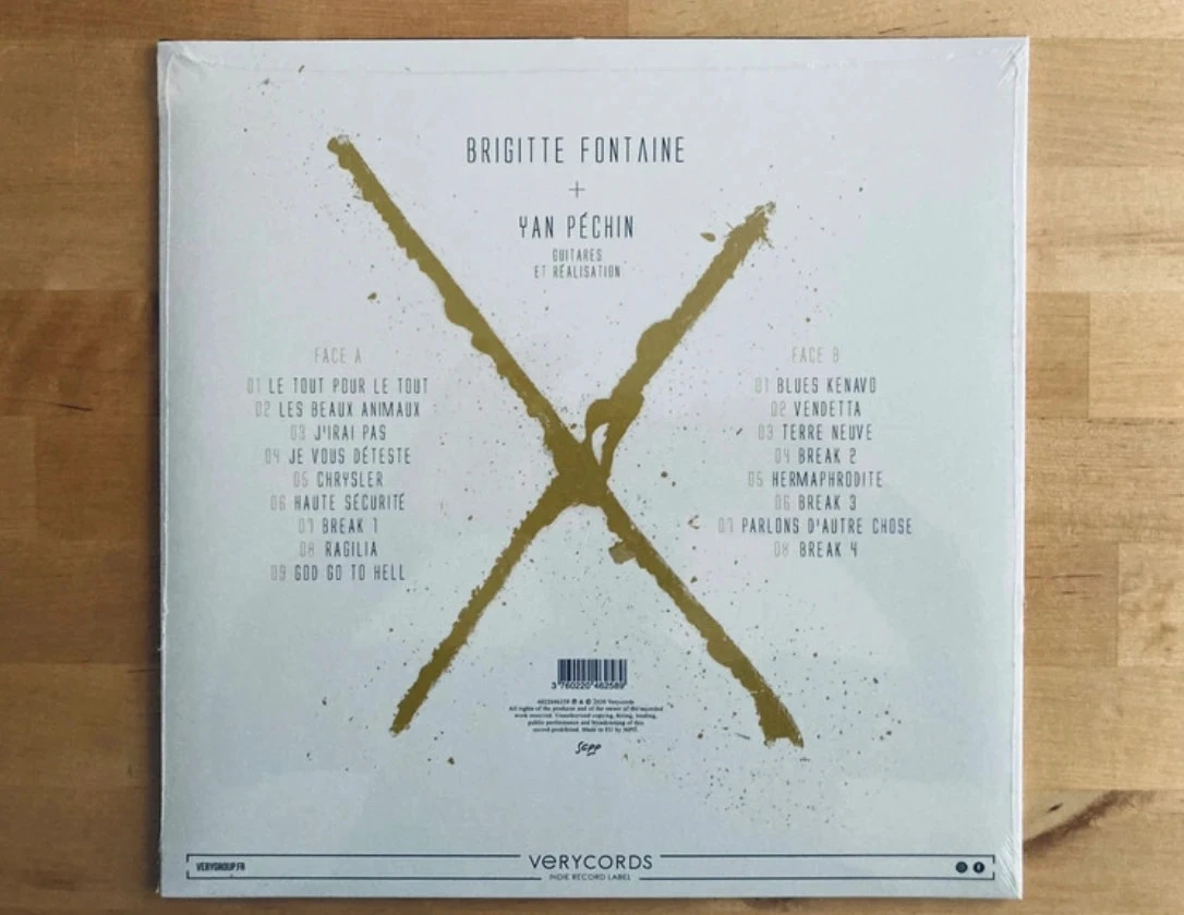 Disco de vinil 33T Brigitte Fontaine Terre Neuve. – photo 2